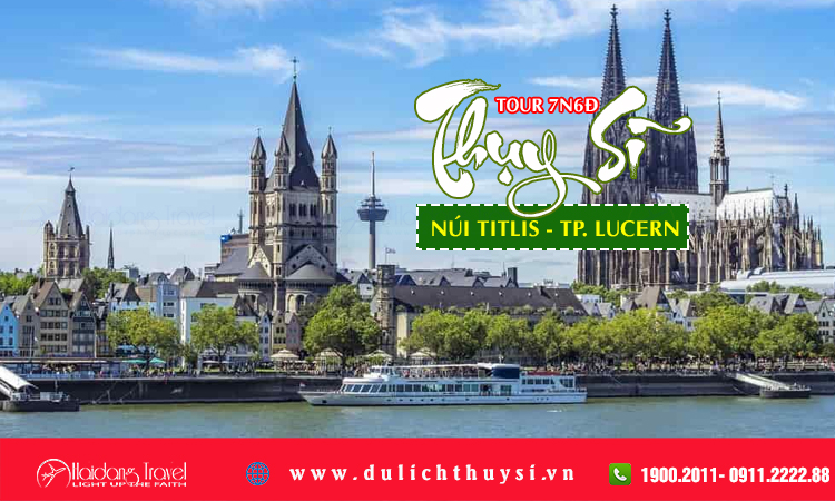 Tour Thụy Sĩ Núi Titlis – Thành Phố Lucern 7 ngày 6 đêm