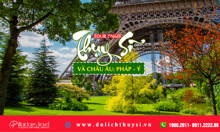 Tour Thụy Sĩ Pháp Ý 7 ngày 6 đêm